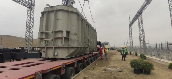 104 tonluq Transformatorun qaldırılması, daşınması və boşaldılması
